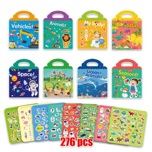 skxnier DIY Scene Sticker Book - Cognitive Development & Fun Games