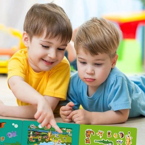 skxnier DIY Scene Sticker Book - Cognitive Development & Fun Games
