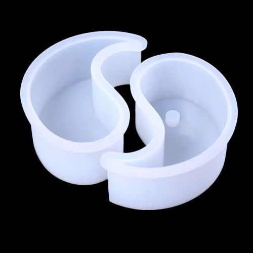 Silicone Tai Chi Yin Yang Candle Mold for Creative Soap & Wax Making
