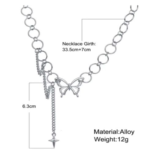 Stylish Alloy Pendant Necklace - Fashionable Statement Piece - 1pcs