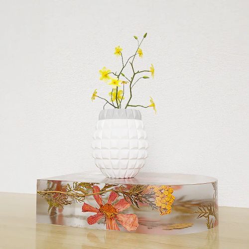 Large 3D Crystal Arch Mirror Silicone Mold for DIY Candle Making & Home Decor