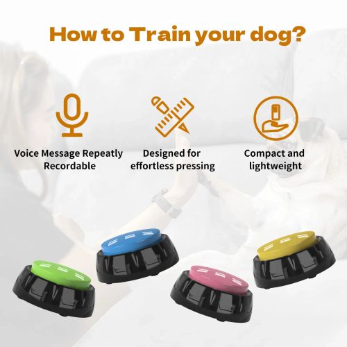 ipawspace Interactive Dog Toy - 30s Recording - Engaging Pet Activity