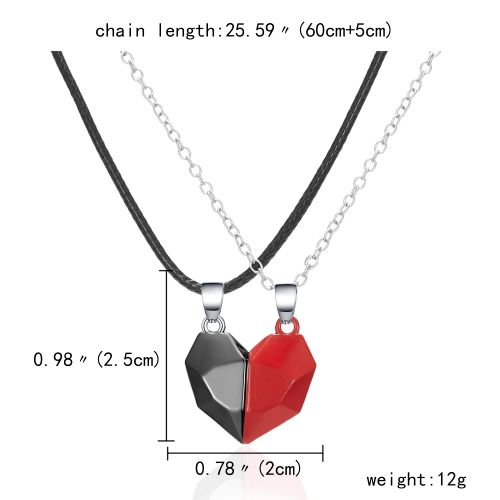 Rinhoo Heart Pendant Necklace - Stylish Design for Anniversaries