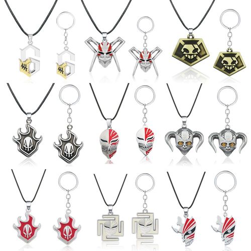 BLEACH Anime Characters Necklace & Keychain - Unique Accessories