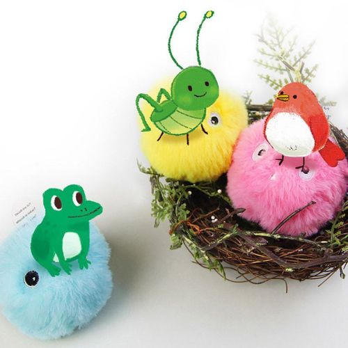 Interactive Plush Cat Toy - Safe & Engaging Ball for Cats