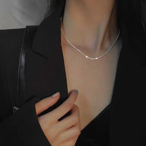 Sparkling Clavicle Chain Choker Necklace - Trendy Fashion Jewelry