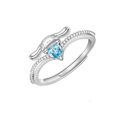 TAKARA TOMY Cinnamoroll Adjustable Rings Cute Cartoon Jewellery