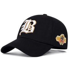 Classic Cotton Snapback Cap - Adjustable Embroidered Baseball Hat