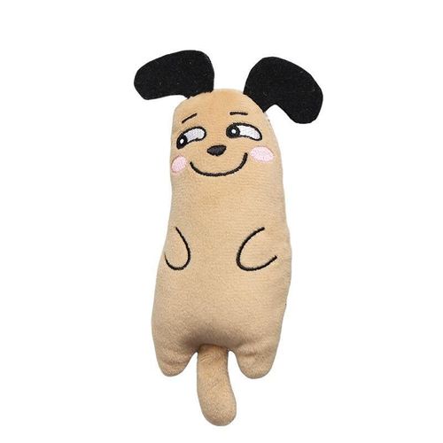 Interactive Plush Cat Toy - Funny Squeaky Teeth Grinding Pet Accessory