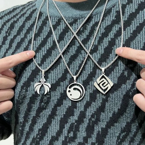 Elegant Stainless Steel Pendant Necklace for Special Occasions
