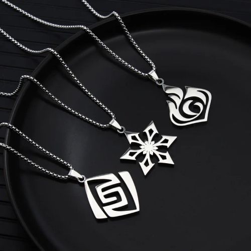 Elegant Stainless Steel Pendant Necklace for Special Occasions