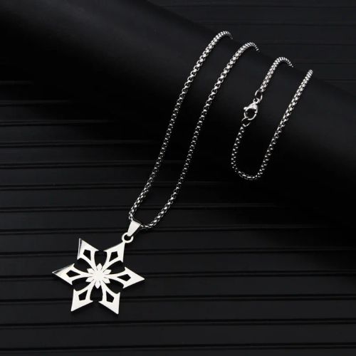 Elegant Stainless Steel Pendant Necklace for Special Occasions