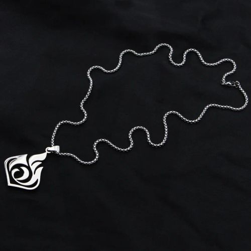 Elegant Stainless Steel Pendant Necklace for Special Occasions