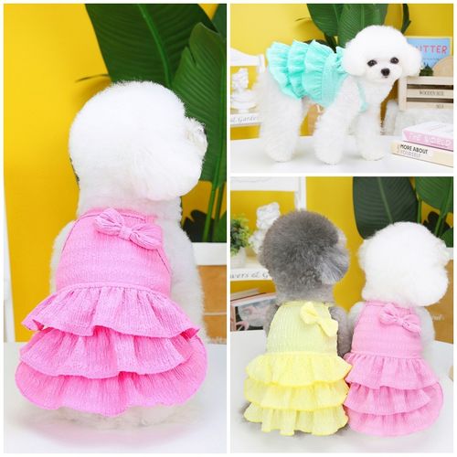 ZHUANGYUN Stylish Summer Dog Skirt - Pet Clothes for Active Dogs