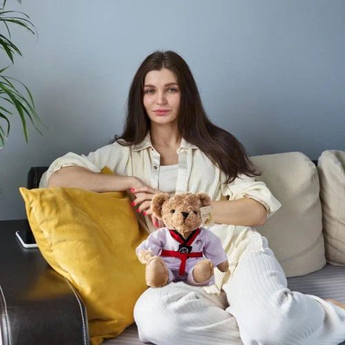 Cute Taekwondo Bear - Soft Plush Toy - Perfect Gift for Kids