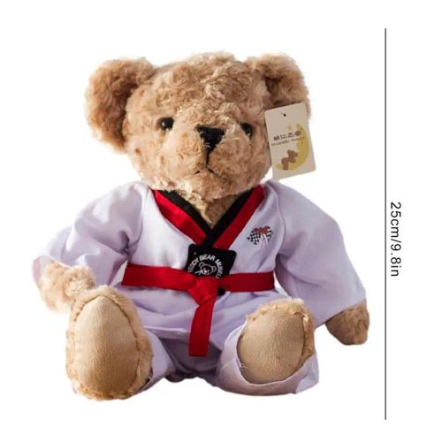 Cute Taekwondo Bear - Soft Plush Toy - Perfect Gift for Kids