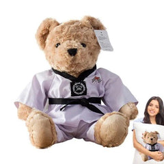 Cute Taekwondo Bear - Soft Plush Toy - Perfect Gift for Kids
