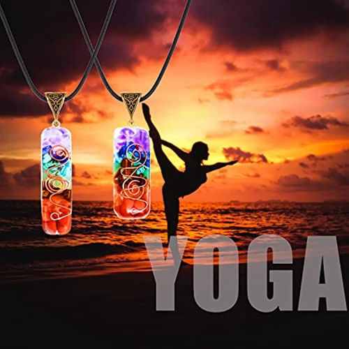 Colourful Volcanic Chakra Bracelet & Necklace - Fashion Accessory