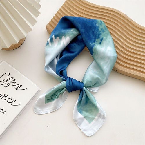 JTVOVO Luxury Silk Skinny Scarf - Multifunctional Small Hair Scarf