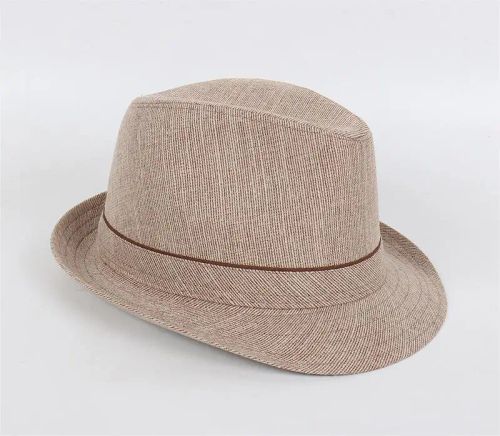 Zhaoxijiu Classic Plaid Fedora Hat for Casual Outdoor Style