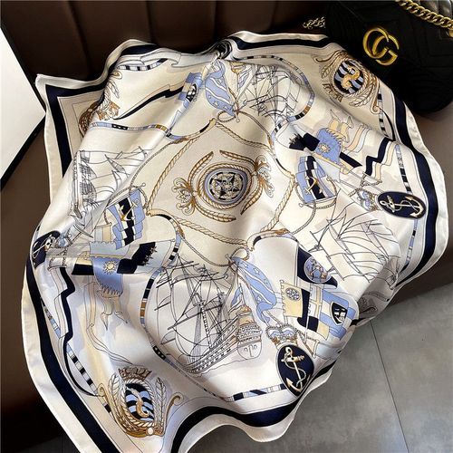 JTVOVO Luxury 70x70CM Printed Scarf - Versatile Fashion Accessory