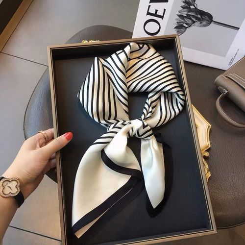 JTVOVO Luxury Square Scarf - Fashionable & Multifunctional Beach Accessory