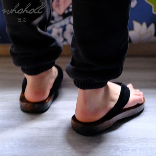 WHOHOLL Japanese Geta Flip Flops - Unique Cosplay Shoes & Slippers