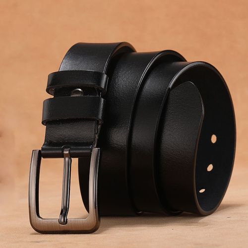 HALOCOWCOW Genuine Leather Plus Size Men’s Belts for Comfortable Fit