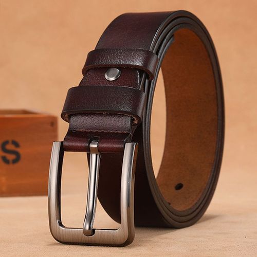 HALOCOWCOW Genuine Leather Plus Size Men’s Belts for Comfortable Fit