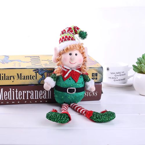 Handcrafted Colourful Plush Christmas Elves - Adorable Festive Decor