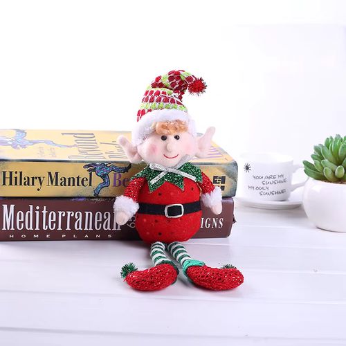 Handcrafted Colourful Plush Christmas Elves - Adorable Festive Decor