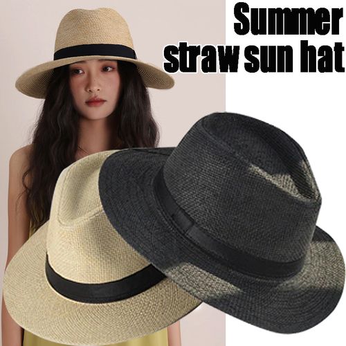 Havana Retro Fedora Hat - Breathable Stylish Sun Protection - Casual