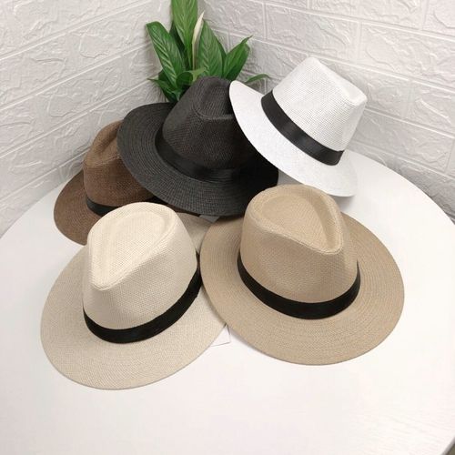 Havana Retro Fedora Hat - Breathable Stylish Sun Protection - Casual
