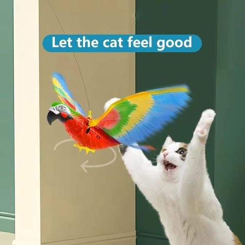 Interactive Electric Cat Toy - Flying Parrot Always Fun & Engaging