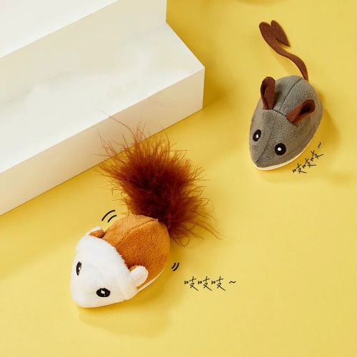 Interactive Cat Toy - Chasing Robot Mouse for Fun & Exercise