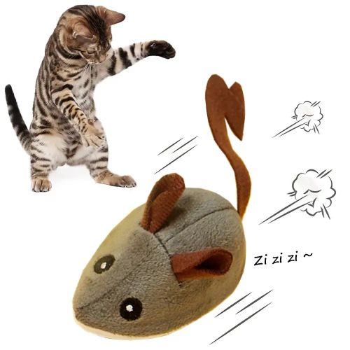 Interactive Cat Toy - Chasing Robot Mouse for Fun & Exercise