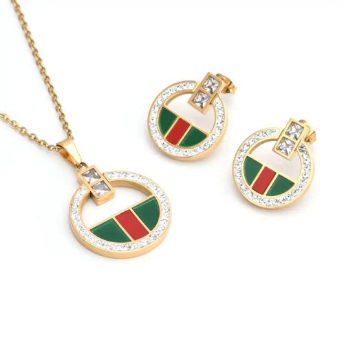 Msiena Smnuer Stylish Necklace & Earrings Set for Weddings