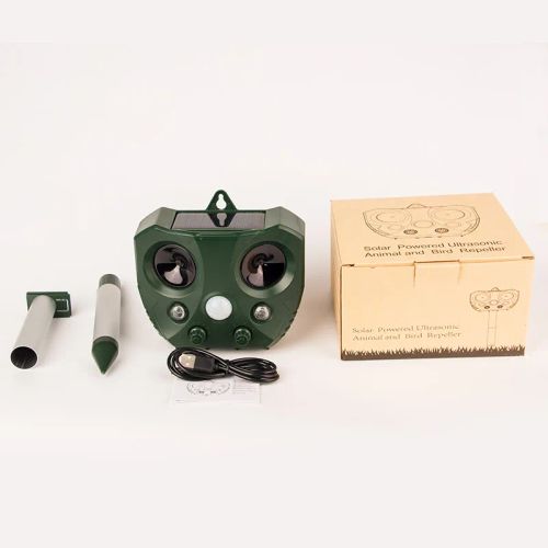 SAIJZEK Ultrasonic Repellent Tool for Effective Garden Pest Control - SJZ-668