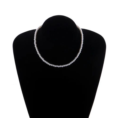 DAIZHEMEI Elegant Imitation Pearl Necklace for Romantic Weddings