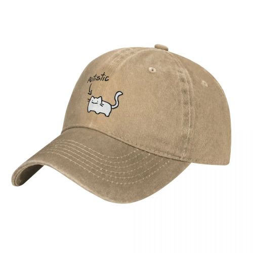 Novelty Cat Print Cap - Adjustable Sun Protection Baseball Hat - Outdoor Wear