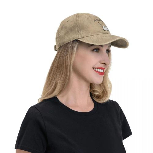 Novelty Cat Print Cap - Adjustable Sun Protection Baseball Hat - Outdoor Wear