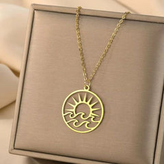 Kinitial Classic Pendant Necklace - Handmade Stylish Accessory