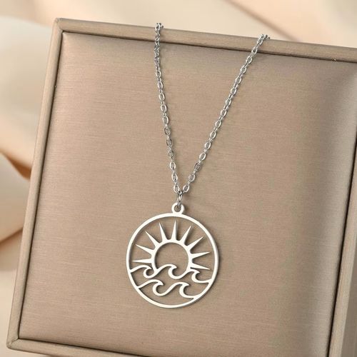 Kinitial Classic Pendant Necklace - Handmade Stylish Accessory