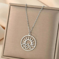 Kinitial Classic Pendant Necklace - Handmade Stylish Accessory