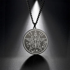 EUEAVAN Pentagram Necklace - Stainless Steel Protection Amulet