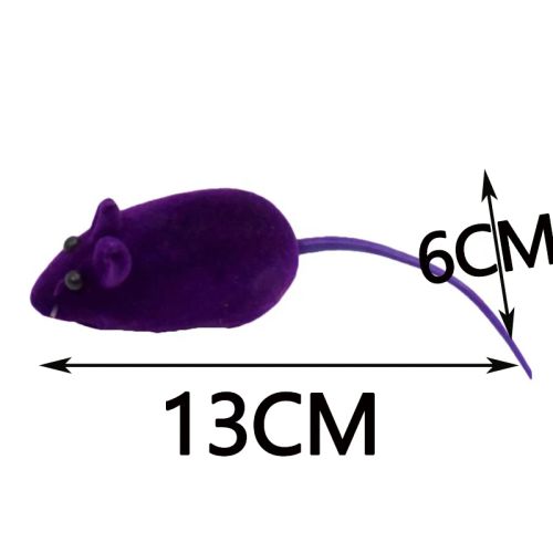 Interactive Silicone Cat Toy - Engaging Mice Sound for Pets - random 1pc