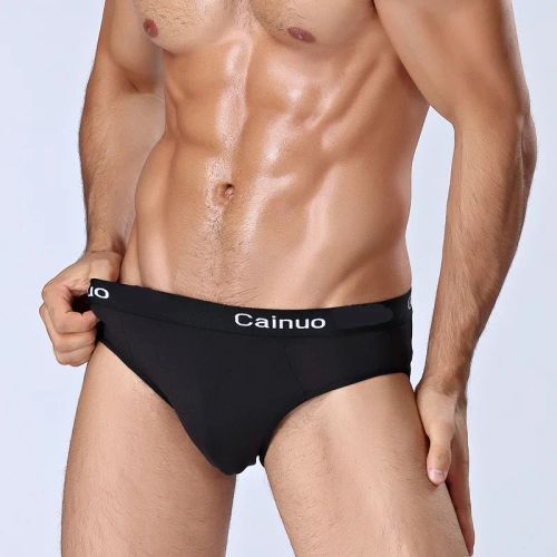 Comfortable Polyester Men’s Briefs - Solid Colours - Quality Underwear