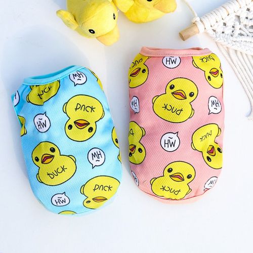 Comfortable Cotton Summer Dog Shirt for Small Breeds - Pet Clothes