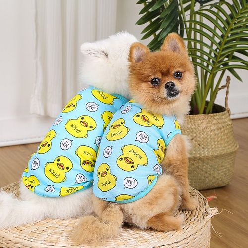 Comfortable Cotton Summer Dog Shirt for Small Breeds - Pet Clothes