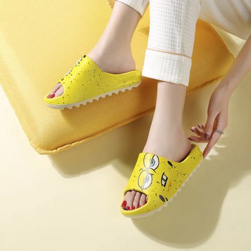 Bandai SpongeBob Cartoon Slippers - Soft Non-Slip Summer Shoes
